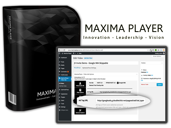 Download FREE Maxima Ads Player Plugin NULLED!