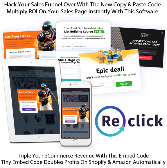 Get ReClick App New software Plugs Your Traffic Leak