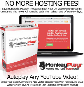 Monkey Playr Easy To Use Video Player INSTANT DOWNLOAD