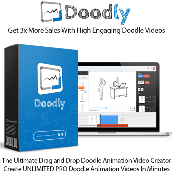 Doodly Software Personal Unlimited Use Lifetime Access
