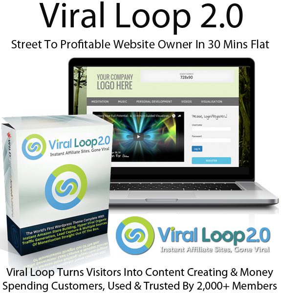 Viral Loop V2.0 WP Theme By Cindy Donovan Instant Download
