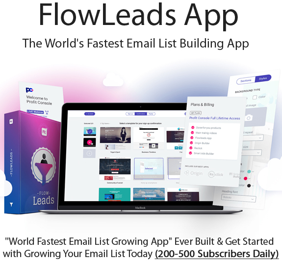 FlowLeads App Special Offer 100% Guaranteed Viral Leads