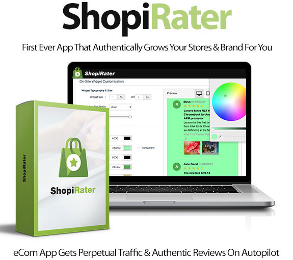 ShopiRater Software Pro Instant Download Created By Ben Murray